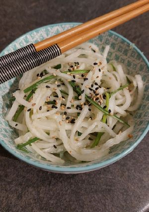 Une photo de Sengchae de radis gris et gingembre