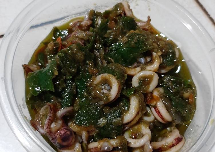 Cumi sambal ijo