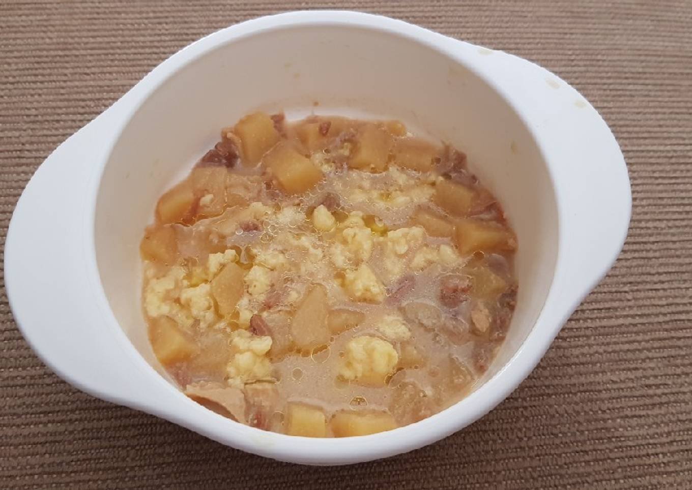 Gulai ala2 untuk bayi MPASI 1+, BB booster