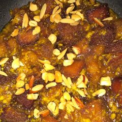 A picture of Bread Halwa / Double ka Meetha.