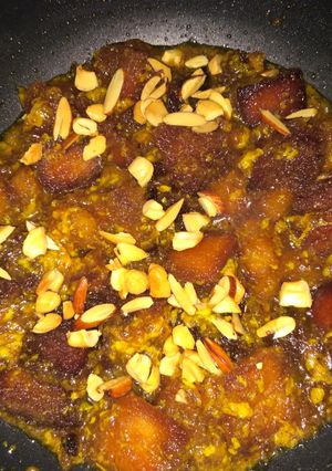 A picture of Bread Halwa / Double ka Meetha.