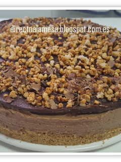 Una foto de Cheesecake de Nutella