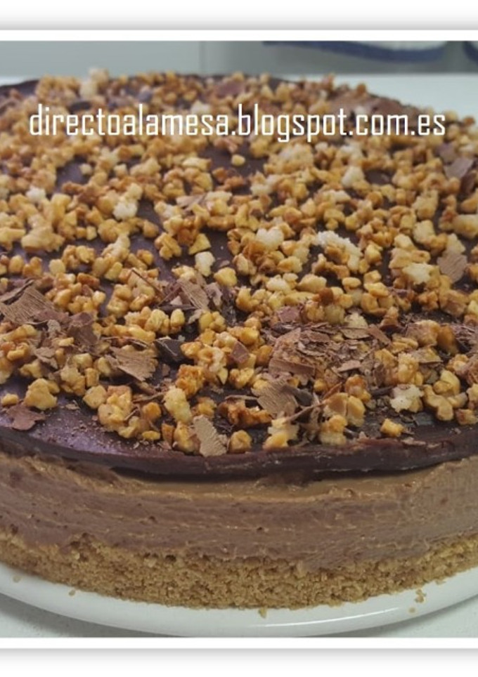 Una foto de Cheesecake de Nutella
