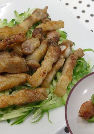 花椒鹽烤肥小豬 ★香料烤三層 ^(00)^ 的食譜成品照片