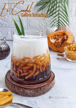Foto resep Es Cendol Labu Kuning