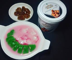 Resep Terbaru Es pisang ijo Ala Warteg