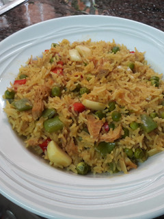 Una foto de "Paella" sin paellera vegana 🥘
