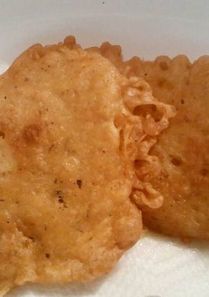 Una foto de Bacalaitos puertorriqueños