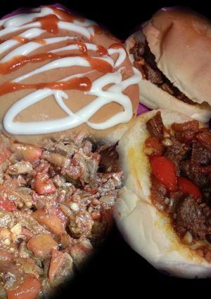 Foto resep Burger Kibdah (Hati Sapi)