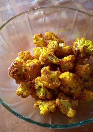 Una foto de Ramitas de coliflor al horno