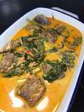 Gulai Tongkol dan Pucuk Ubi