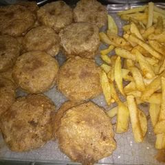 A picture of Shami kabab.