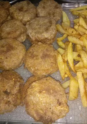 A picture of Shami kabab.