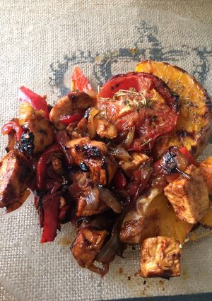 Una foto de Pollo estilo Thai