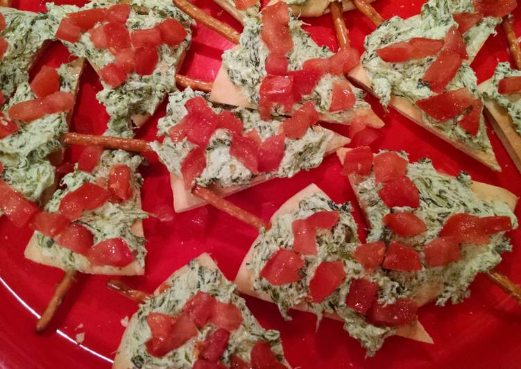 Recipe of Award-winning Pita Bread Christmas Trees