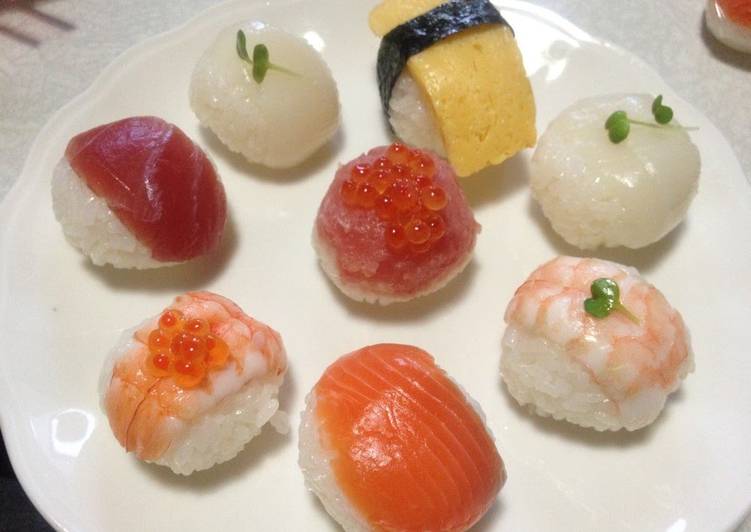 Steps to Make Temari Sushi