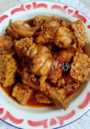 Foto resep Ayam Tempe Masak Kecap