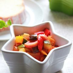 A picture of Summer Vegetable and Wiener Sausages Ratatouille-Style.