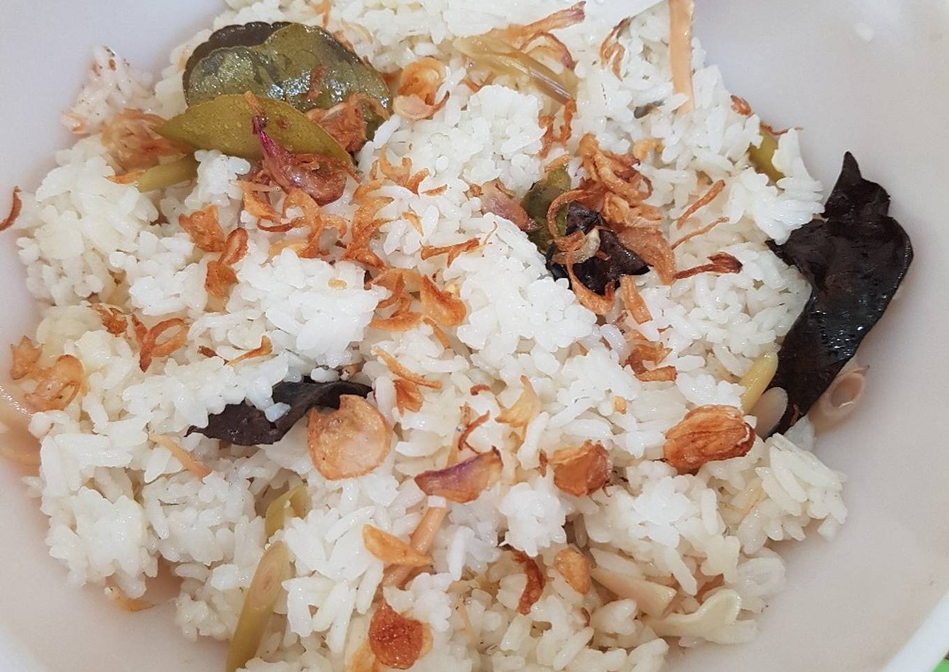 Nasi liwet sunda rice cooker, simple dan enak