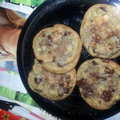A picture of Soft and Chewy Chocolate Chip Cookies.