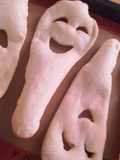 Ghost-Shaped Naan for Halloween Curry