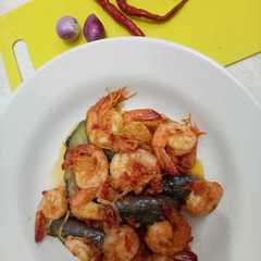 รูปของ Udang terong sambalado