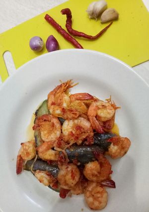 Foto resep Udang terong sambalado