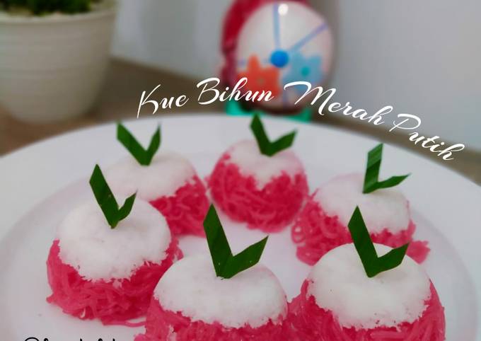 Resep Kue Bihun Merah Putih (Posbar kemerdekaan RI ke 75 🇮🇩) Anti Gagal