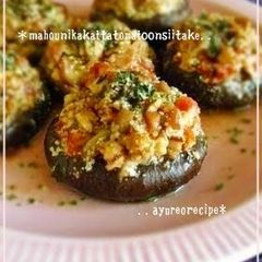 A picture of "Magical Tomatoes" On Shiitake Mushrooms.