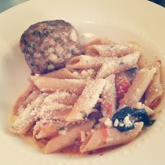 A picture of Amanda's Lamb meatballs.