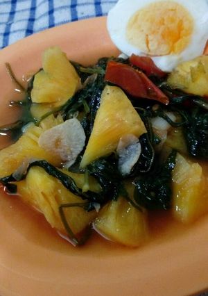 Foto resep Tumis kangkung nanas
