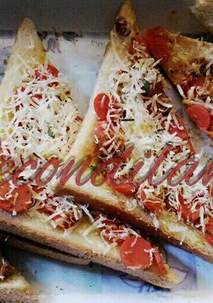 Foto resep Pizza roti tawar