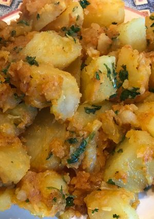 Una foto de Patatas aloo jeera - al estilo de la india