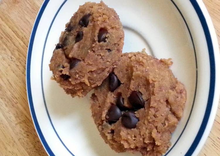 Steps to Prepare Quick Peanut Butter Choc Chip Cookies - Gluten Free