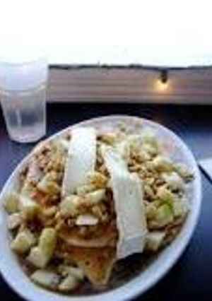 A picture of Apple Walnut Brie Toppings.