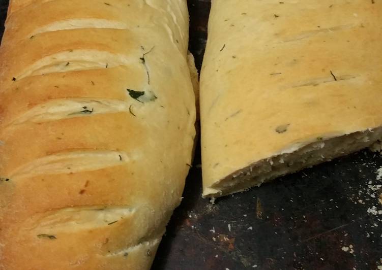 Easiest Way to Prepare Super Quick Homemade Italian herbed bread