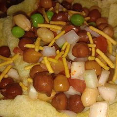 Papad chaat A picture of Papad chaat.