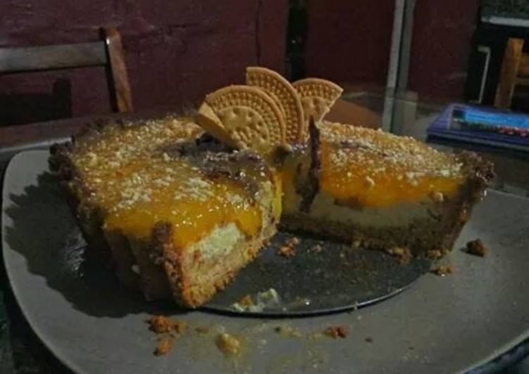 Recipe of Super Quick Orange Cheesecake