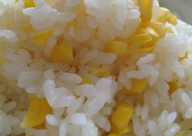 Steps to Prepare Super Quick Homemade Nutty and Fragrant Corn Rice with Shio-Koji