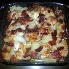 A picture of Loaded Potato and Chicken Casserole.