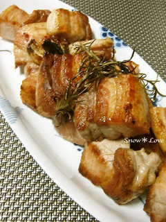 A picture of Crispy Sautéed Pork Belly.