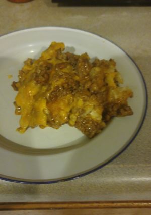 A picture of Tater Tot Casserole.
