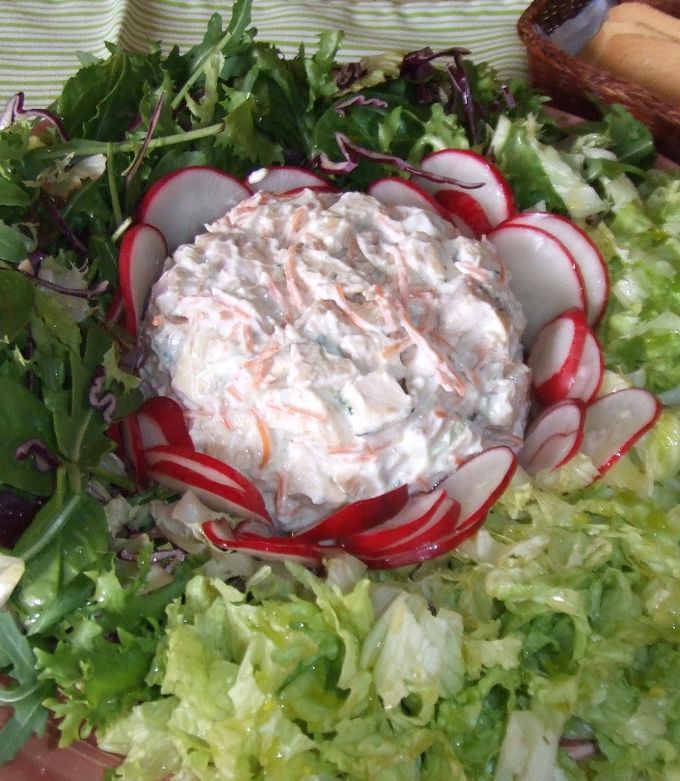 Foto principal de Ensalada de pollo con tzatziki
