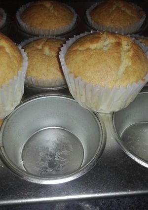 Una foto de Muffins fáciles de naranja