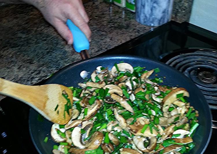 Asian Sausage & Mushrooms Asian Sausage & Mushrooms