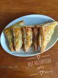 Beef mushroom pastry