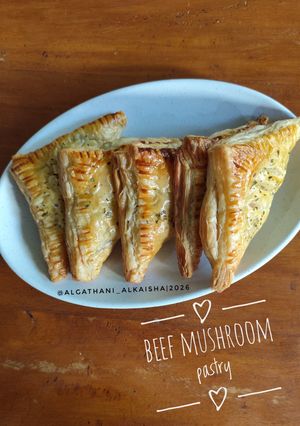 Foto resep Beef mushroom pastry