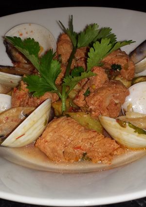 A picture of Pork and Clams (Carne De Porco Alentejana).