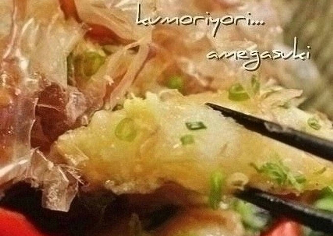 Cod with Grated Daikon Radish Agedashi (Deep Fried with Savory Sauce)