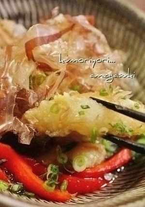 A picture of Cod with Grated Daikon Radish Agedashi (Deep Fried with Savory Sauce).